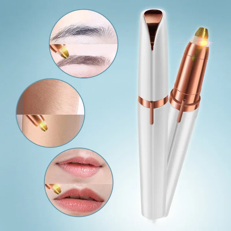 Tondeuse électrique pour femme – Crayon épilateur automatique pour sourcils à batterie 6