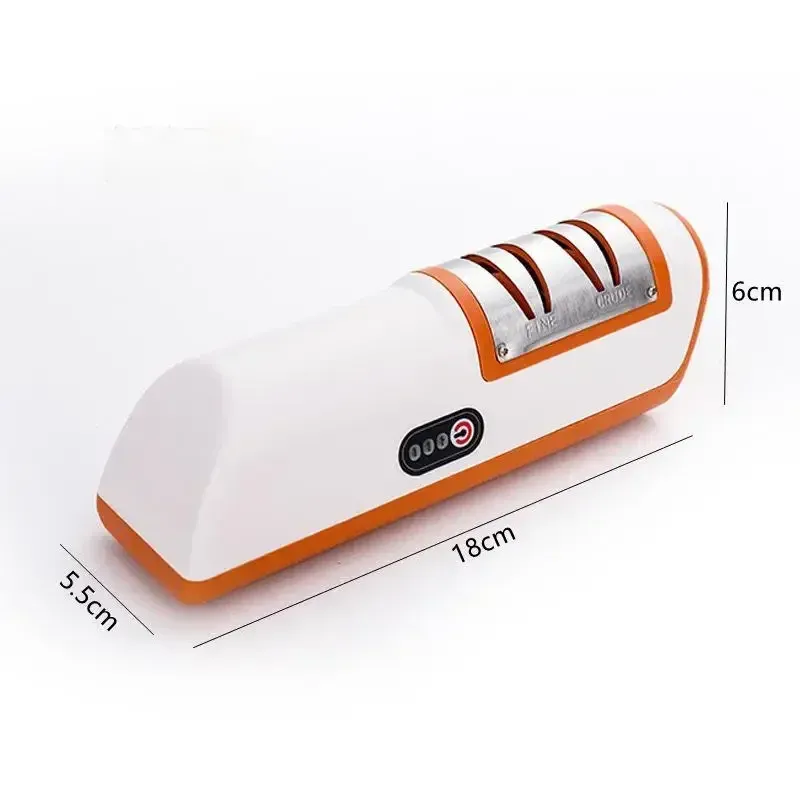 Aiguiseur électrique automatique pour couteaux de cuisine, multifonction, 4 vitesses 7