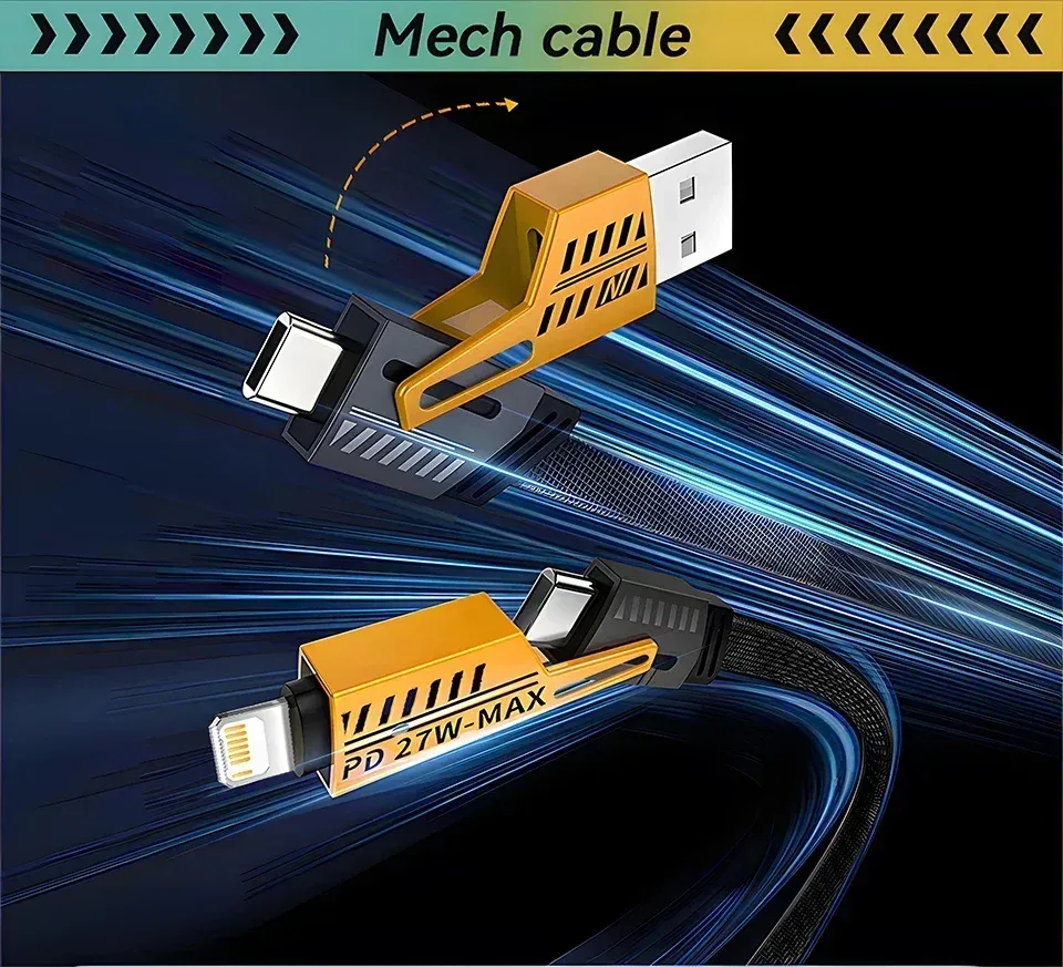 Détail du connecteur du câble multi-ports