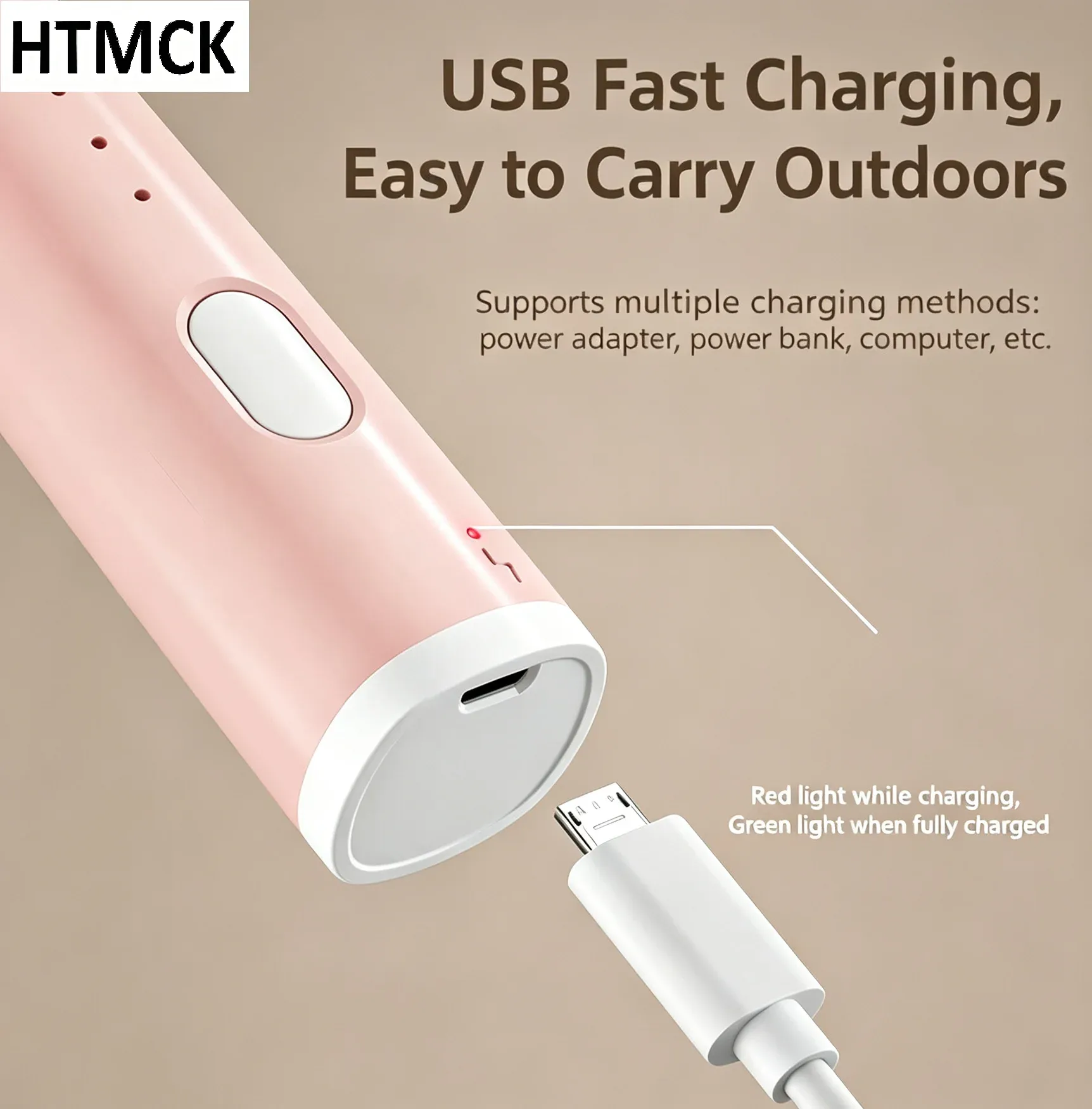 Batteur à œufs portatif rechargeable par USB, 3 vitesses, mousseur à lait pour café et boissons 3