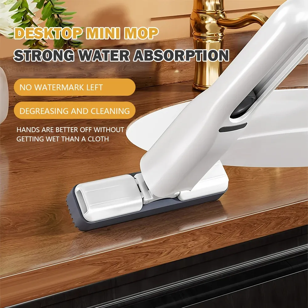Mini serpillière auto-essoreuse pliable