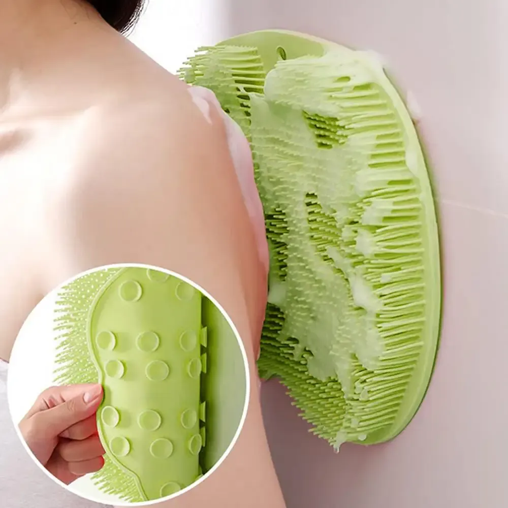 Tapis de douche antidérapant en silicone pour les pieds