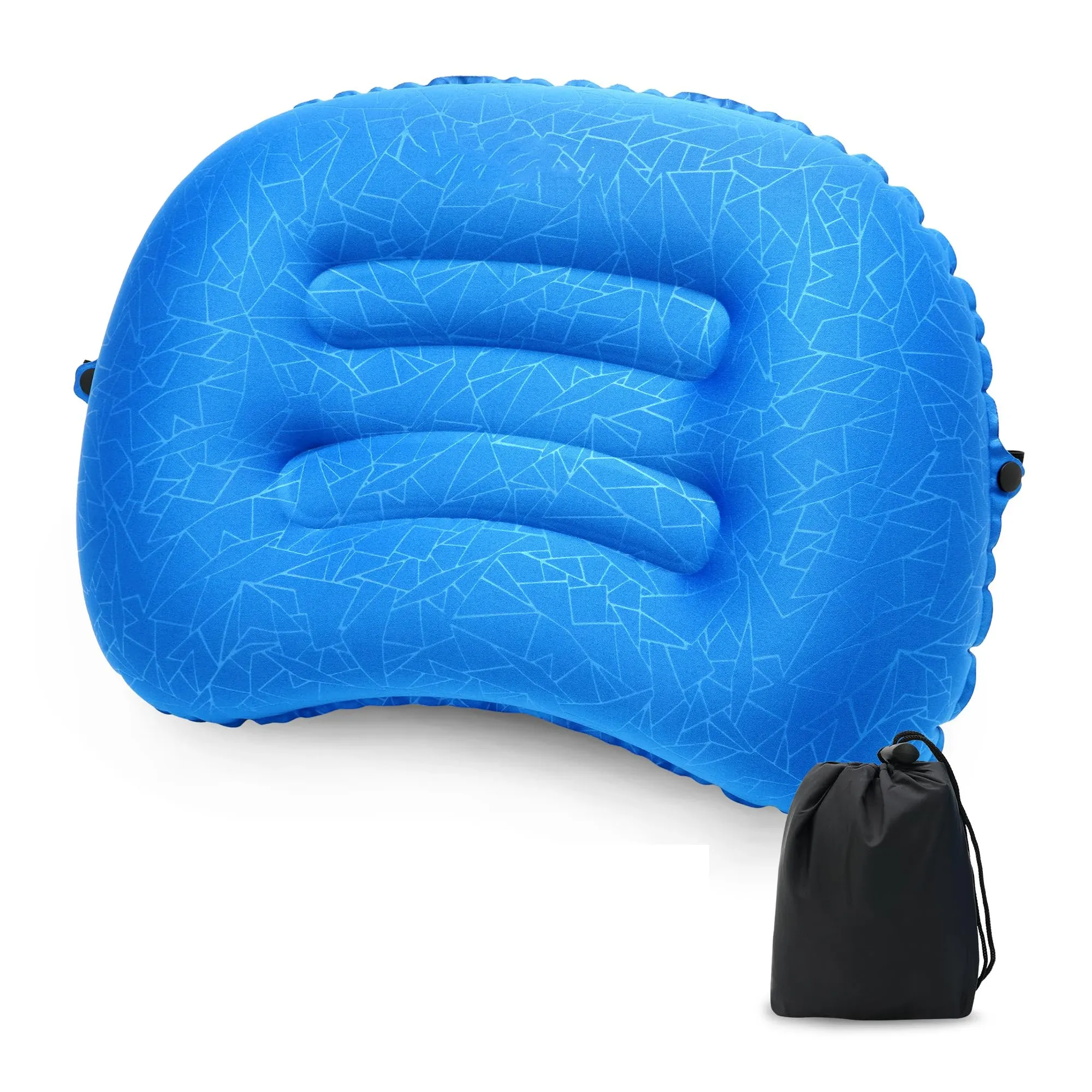 Oreiller gonflable de voyage ultraléger et portable pour le camping et la randonnée 9