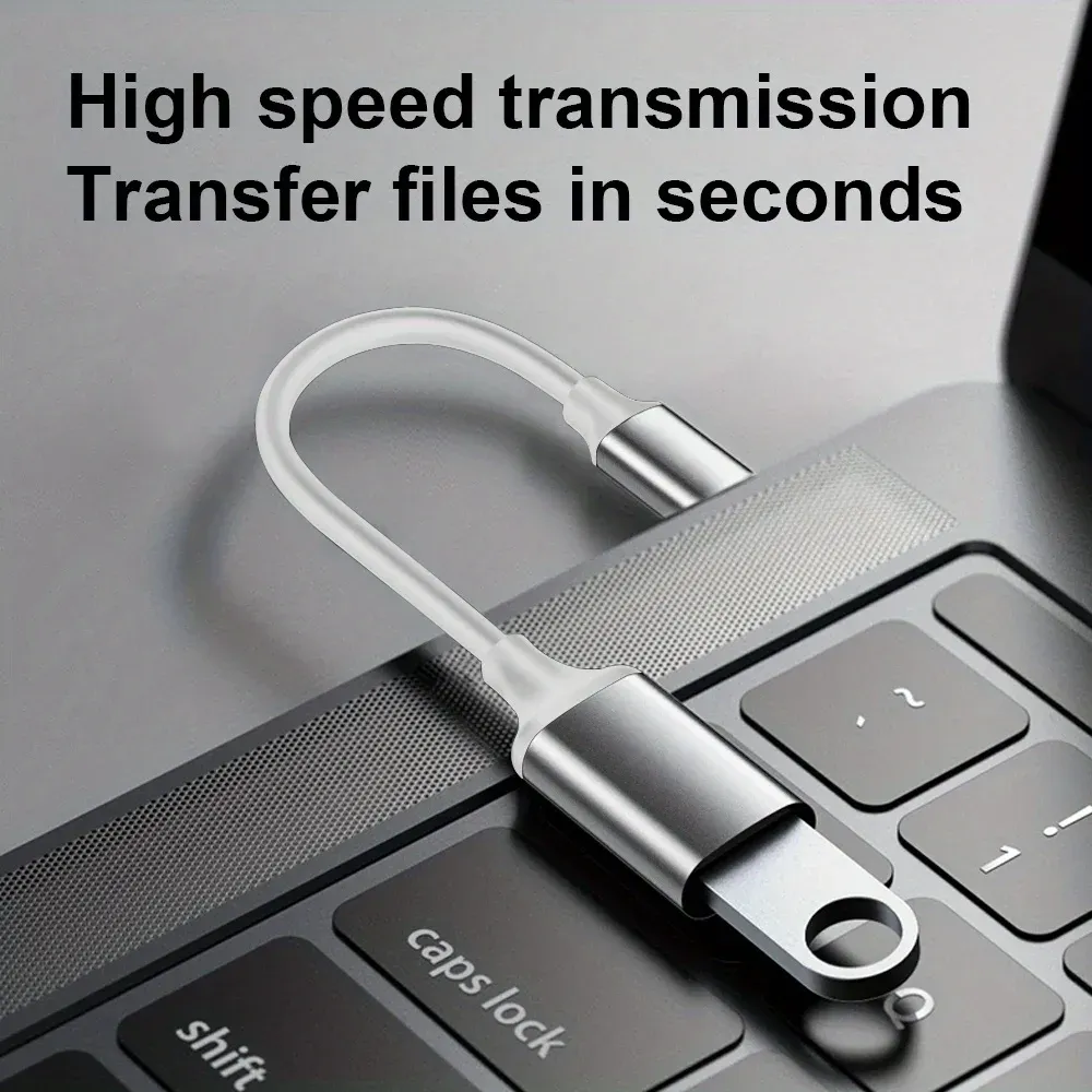 Adaptateur USB-C OTG, convertisseur Type-C mâle vers USB 3.0 femelle, adaptateur USB vers Type-C compatible smartphones et tablettes 5