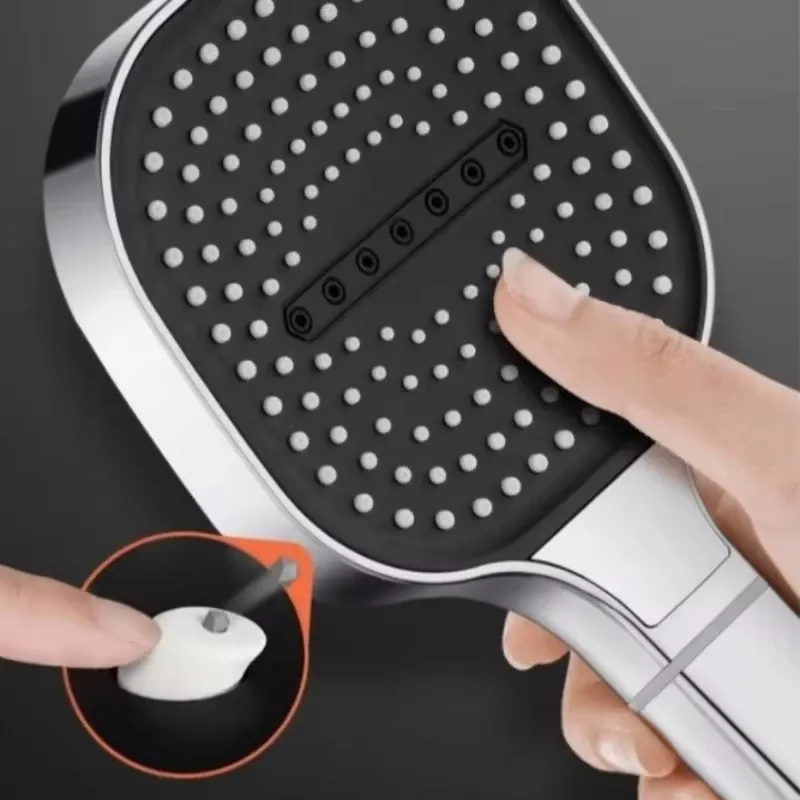 Pommeau de douche haute pression, détail des modes