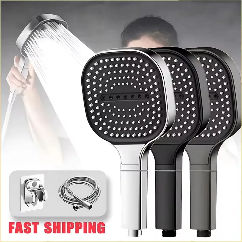 Pommeau de douche réglable à 3 modes, vue d'ensemble