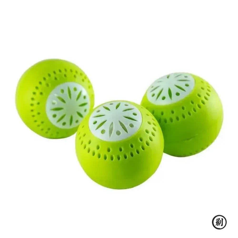 Désodorisant pour réfrigérateur lot de 3, boules absorbeuses d'odeurs au charbon actif, accessoire de cuisine 5