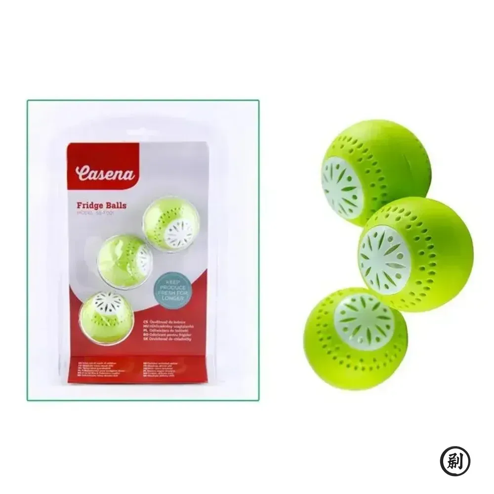 Désodorisant pour réfrigérateur lot de 3, boules absorbeuses d'odeurs au charbon actif, accessoire de cuisine 6