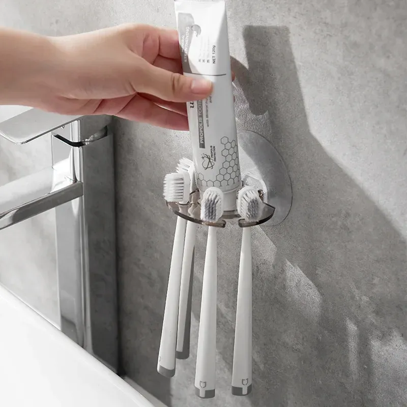 Porte-brosse à dents installé sans perçage