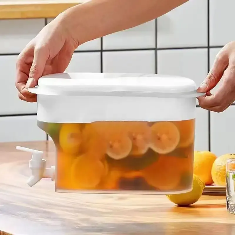 Distributeur de boissons pour réfrigérateur, grande capacité 2,8 L / 5 L, avec robinet 4