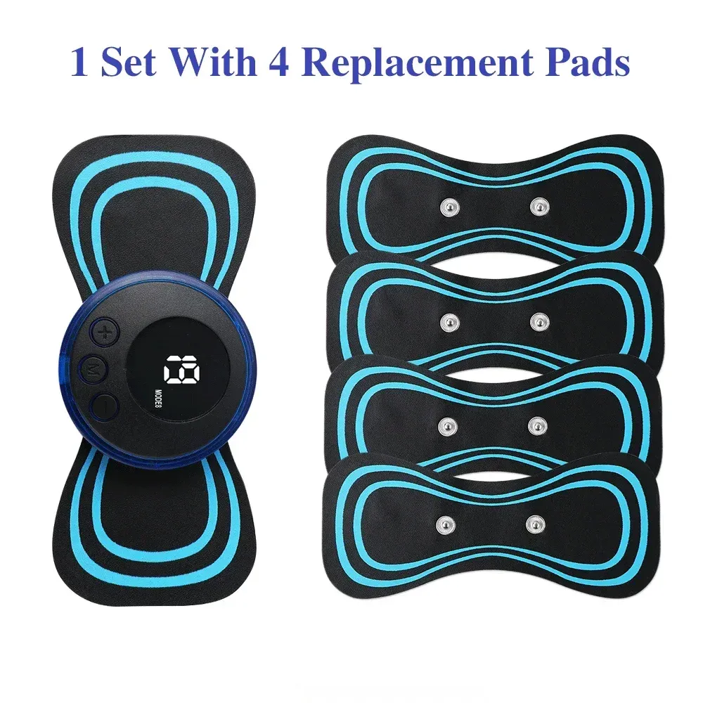 Mini masseur de cou électrique intelligent, rechargeable par USB, masseur d'épaules portable et patch de massage cervical avec plusieurs niveaux réglables 7