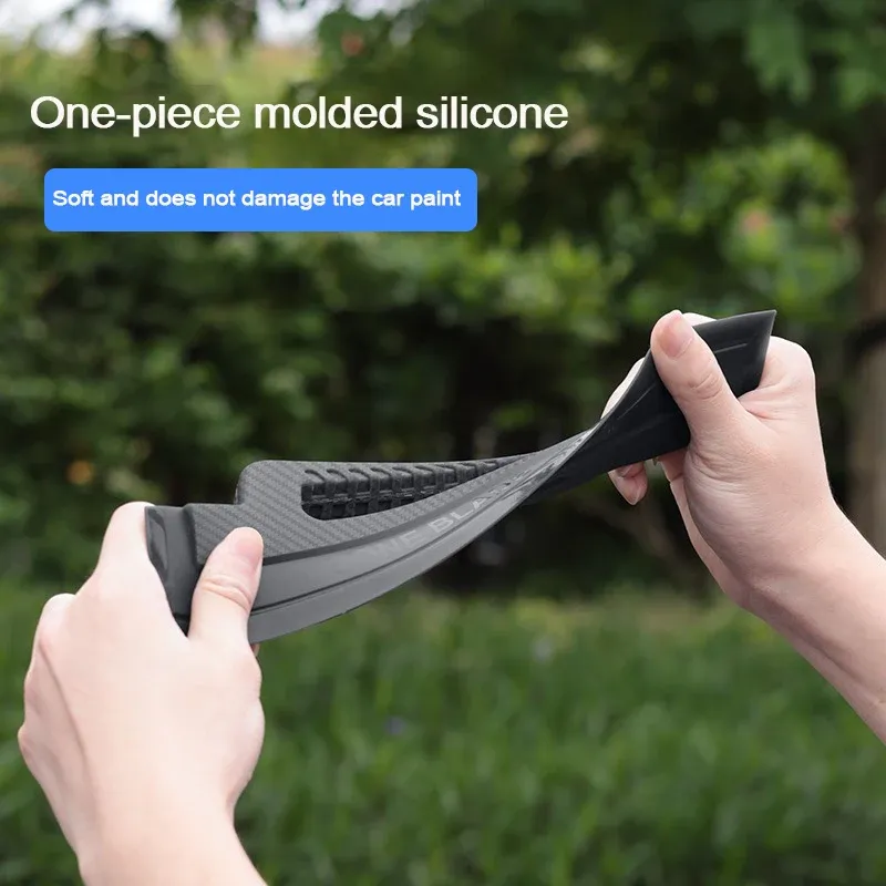 Raclette de lavage pour voiture à manche sans couture en silicone antidérapant, outil d'application de film automobile 5