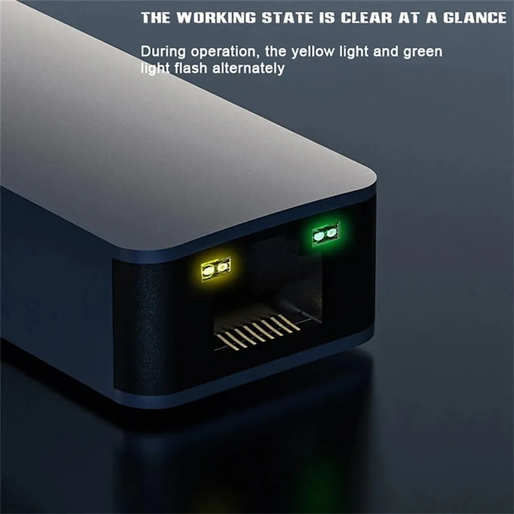 Indicateur LED de l'adaptateur réseau
