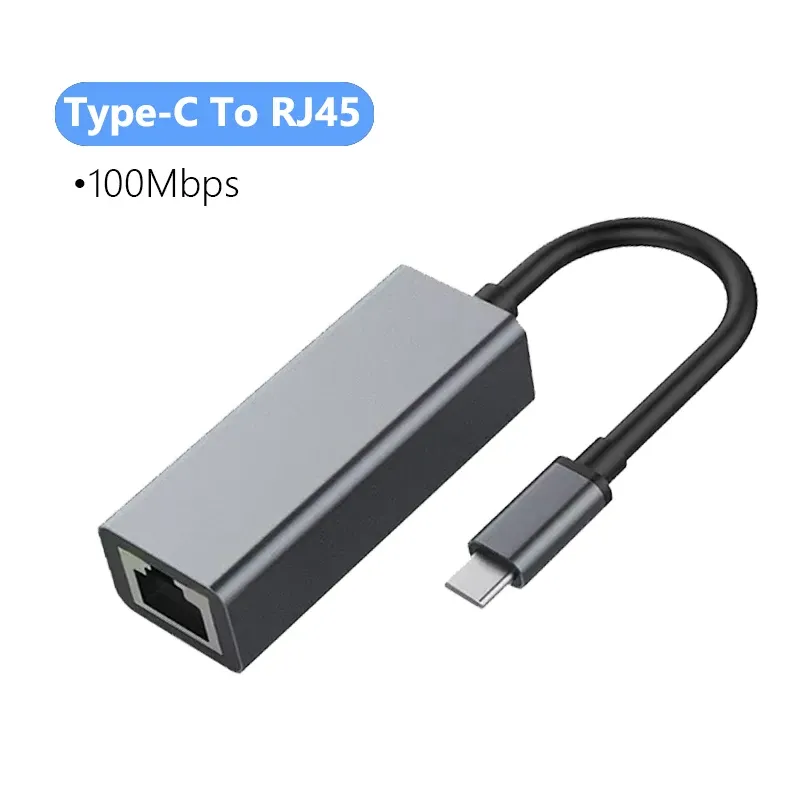 Carte réseau USB 3.0 Type-C vers RJ45 2.5G, 2500 Mbps, convertisseur Gigabit Ethernet pour PC et ordinateur portable, compatible Windows 8.1, 10/11 9