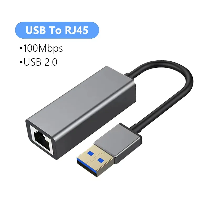 Carte réseau USB 3.0 Type-C vers RJ45 2.5G, 2500 Mbps, convertisseur Gigabit Ethernet pour PC et ordinateur portable, compatible Windows 8.1, 10/11 10