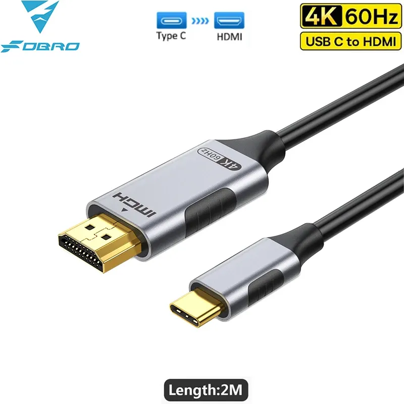 Câble USB-C vers HDMI premium, vue de détail