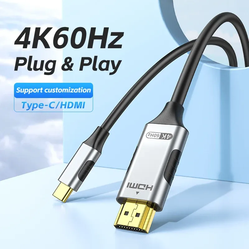 Câble USB-C vers HDMI en situation d'utilisation
