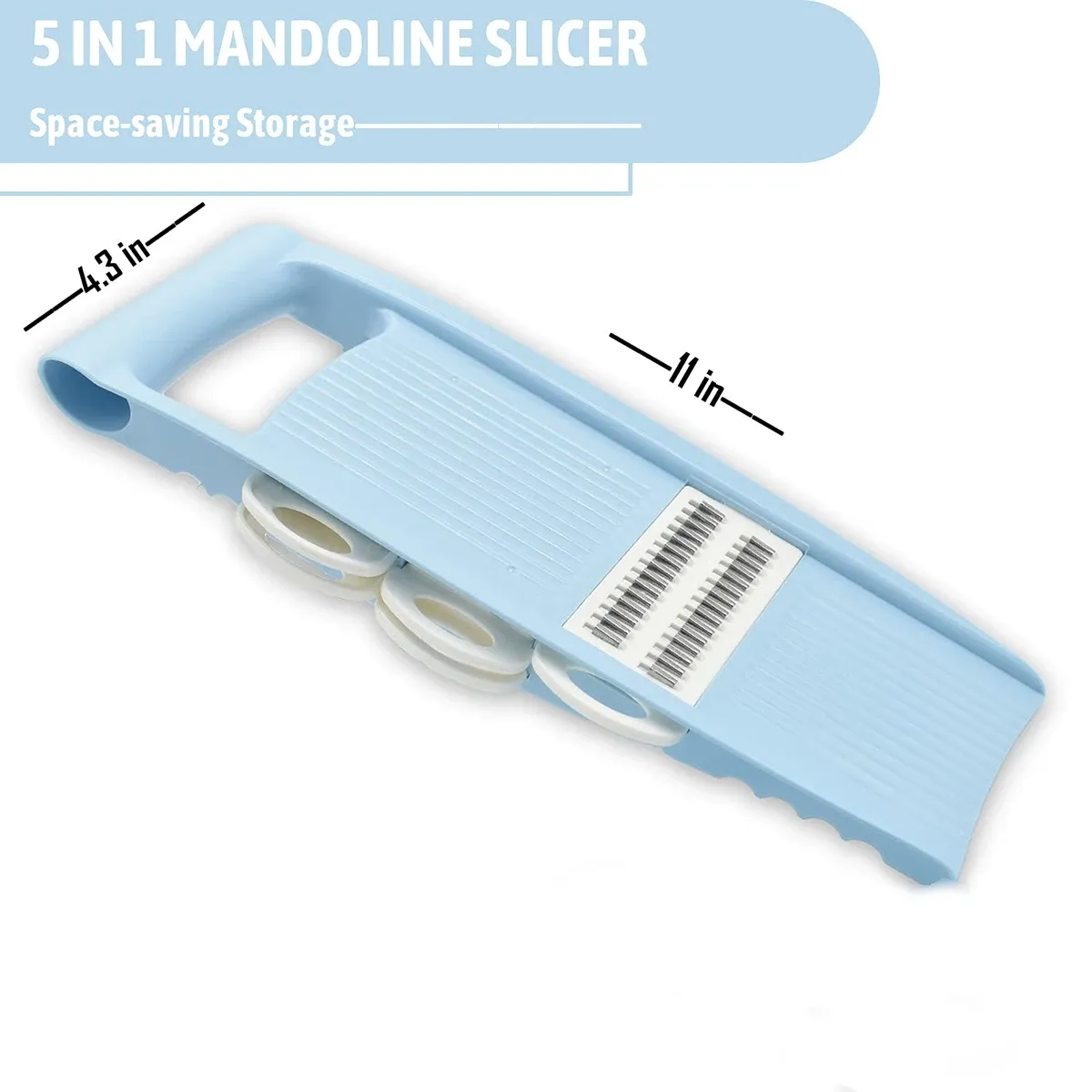 Mandoline compacte en cuisine