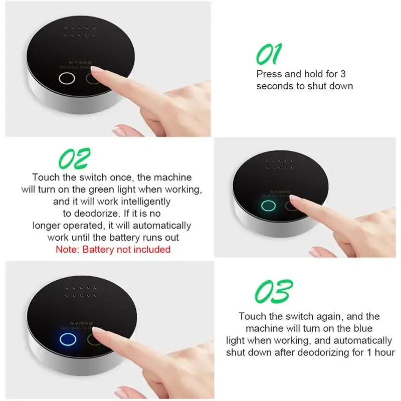 Purificateur d'air portable pour chats et chiens, désodorisation et désinfection électronique 5