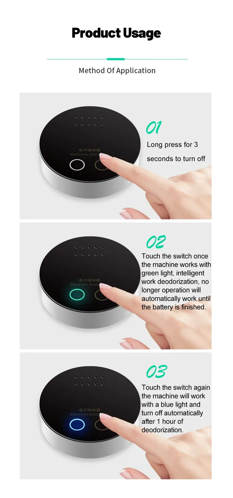 Purificateur d'air portable, vue 10