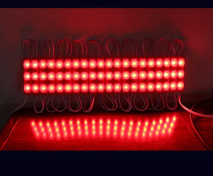 Module LED 2835 étanche à injection, 20 pièces, lumière intérieure et extérieure, DC 12 V, pour rétroéclairage d'enseignes, lettres lumineuses et panneaux publicitaires en boutique 12