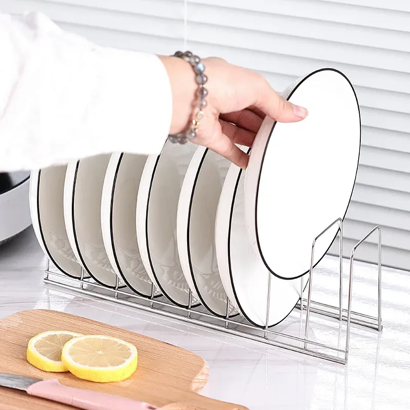 Égouttoir à vaisselle compact à 1 niveau avec porte-ustensiles, antirouille 2