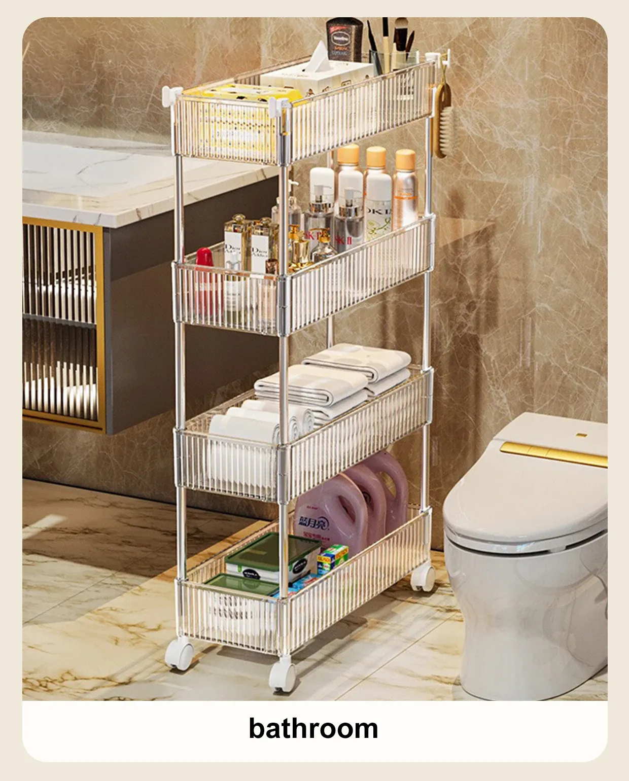 Organisateur mobile multicouche pour la maison