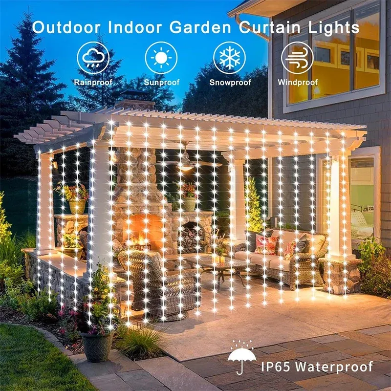 Guirlande lumineuse pour terrasse et jardin