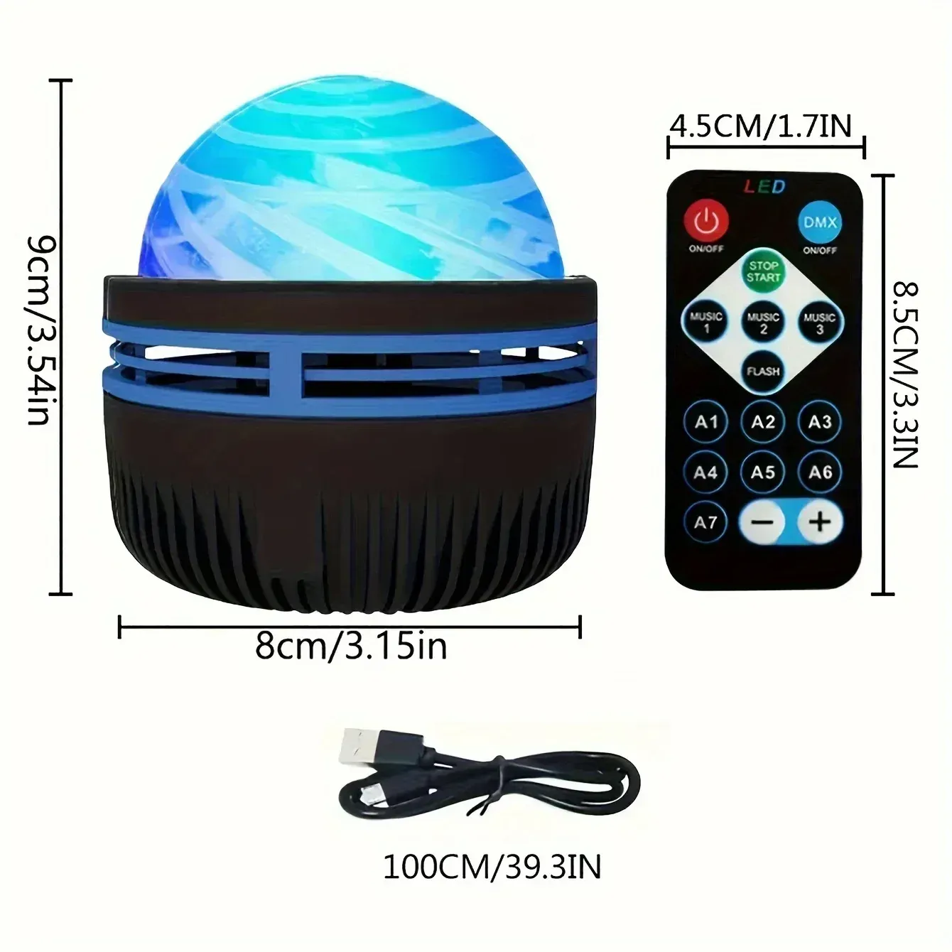 Projecteur Galaxie RGB, ambiance chambre