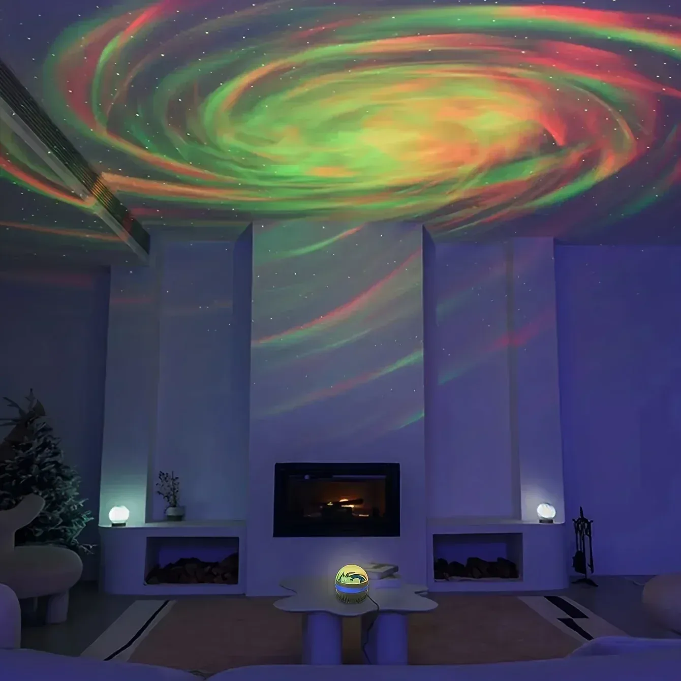 Projecteur Galaxie RGB, effet final