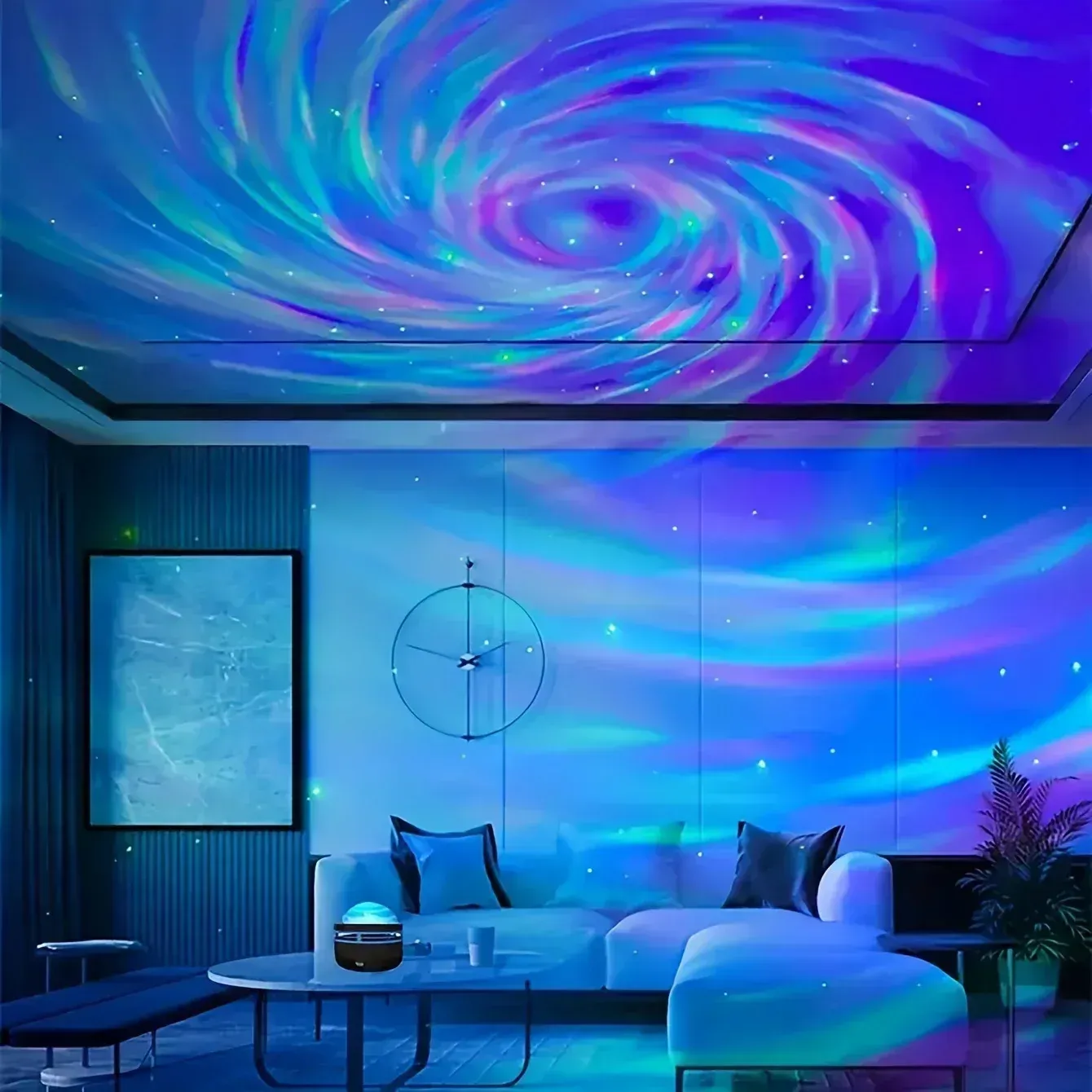 Projecteur Galaxie RGB, lumière d'ambiance