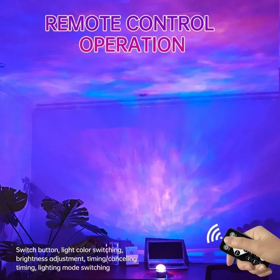 Projecteur Galaxie RGB, effet aurore
