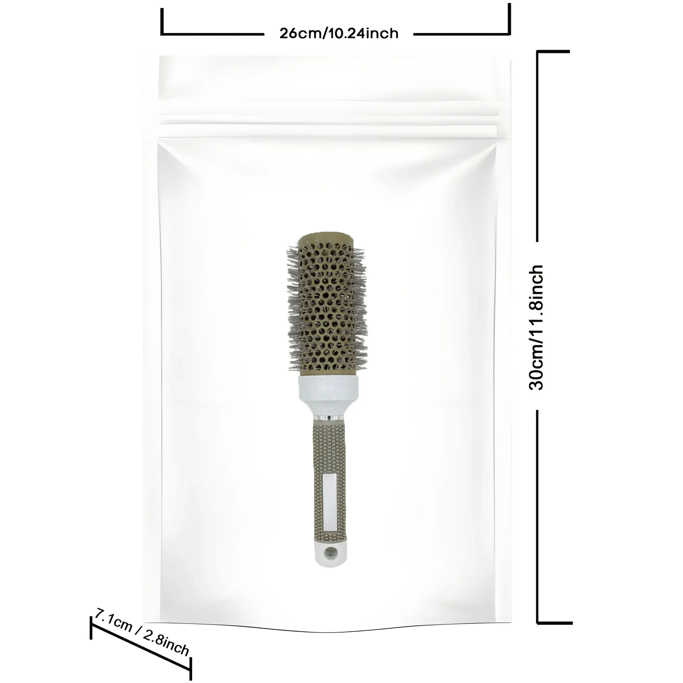 Ensemble de brosses rondes à cheveux, 5 tailles, brosse soufflante pour boucles, peigne volumateur pour cheveux longs, courts, épais ou fins, usage domestique et professionnel 4