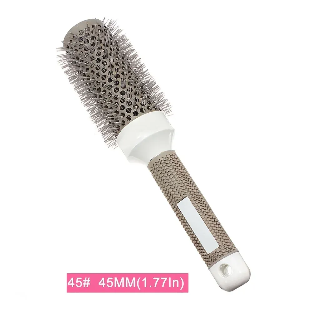 Ensemble de brosses rondes à cheveux, 5 tailles, brosse soufflante pour boucles, peigne volumateur pour cheveux longs, courts, épais ou fins, usage domestique et professionnel 7