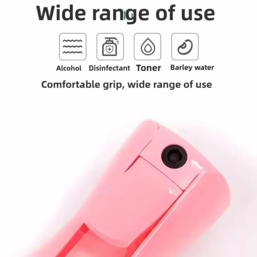Vaporisateur rechargeable portable 200 ml, pulvérisateur d'eau à brume ultra-fine, atomiseur haute pression pour la coiffure et le nettoyage 4