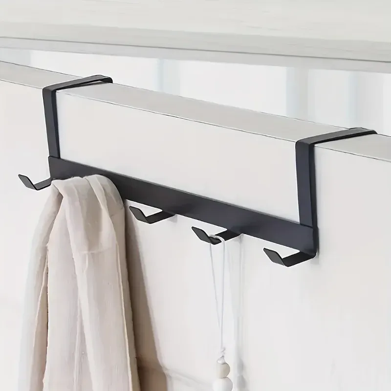 Porte-manteau mural moderne sans perçage, crochet de porte pour chapeaux et sacs, idéal pour salle de bain, cuisine et salon 2
