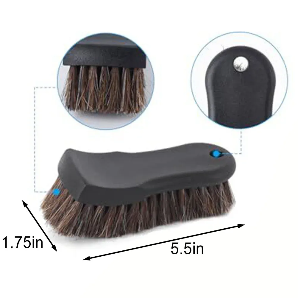 Brosse de nettoyage en crin de cheval