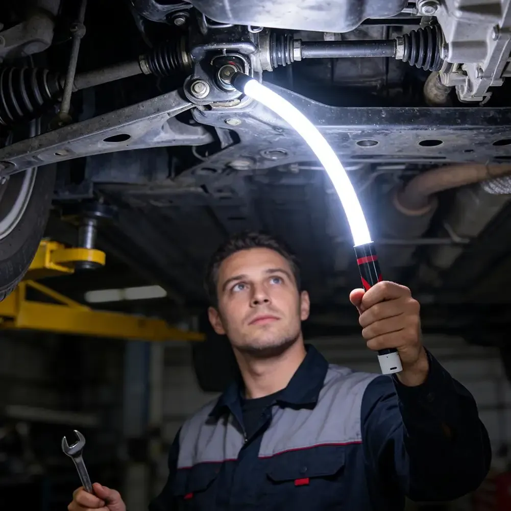 Bâton lumineux LED flexible en silicone pour réparation automobile
