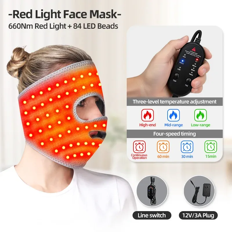 Masque de massage oculaire chauffant électrique à 3 vitesses de vibration et minuterie 5