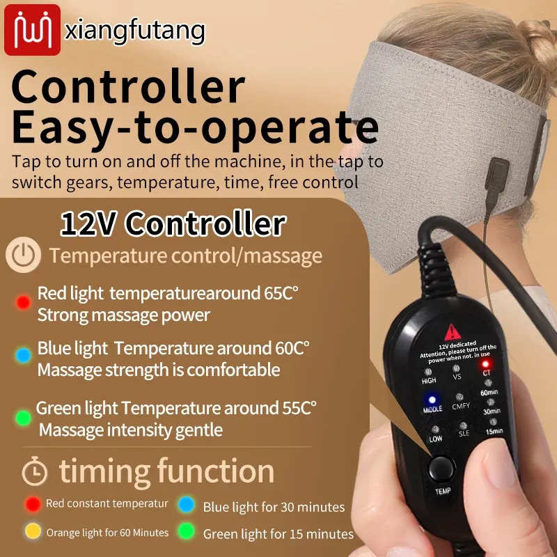 Masque de massage pour les yeux, instant de sérénité
