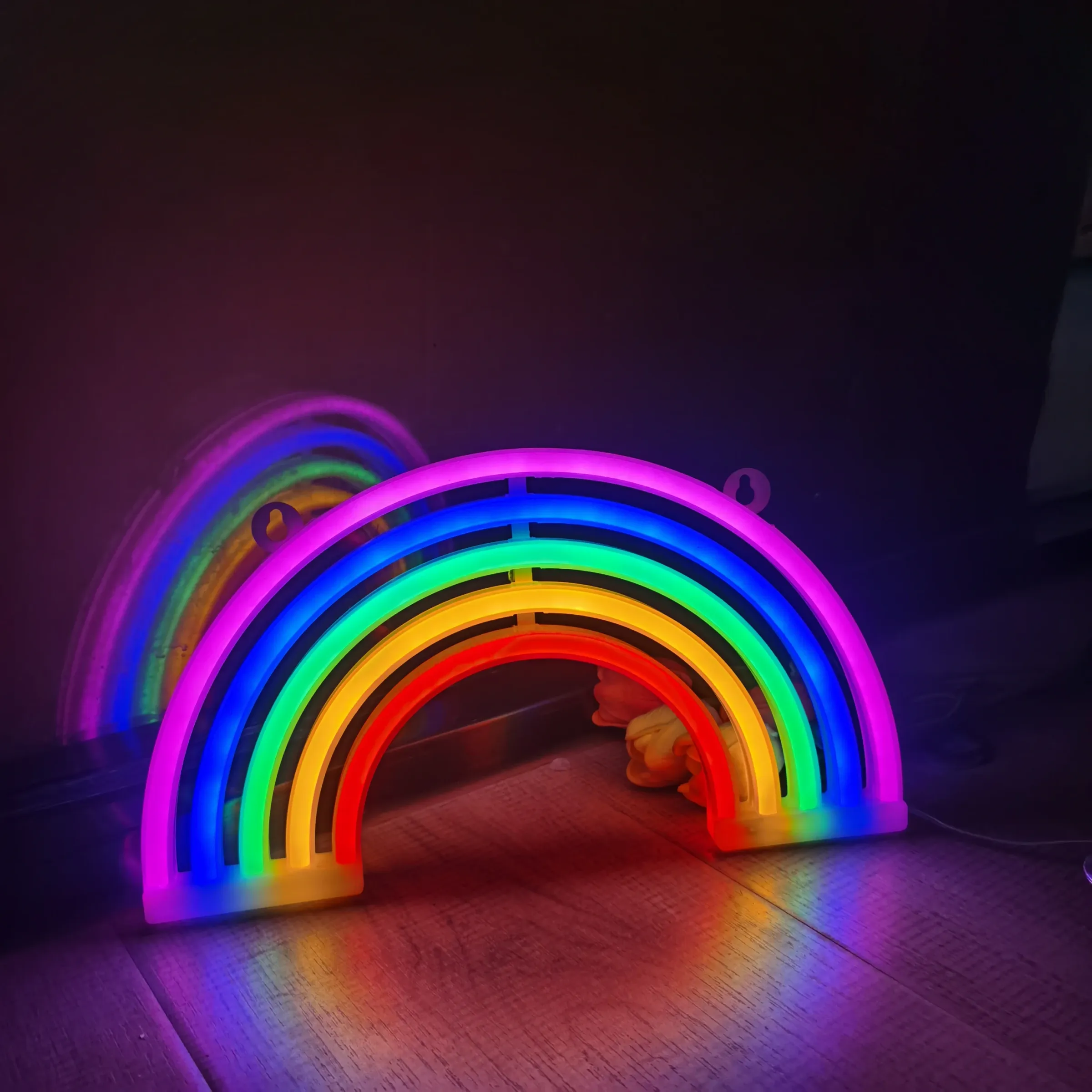 Enseigne néon LED avec alimentation USB/batterie, décoration murale pour bar, chambre, salle de jeux et mariage, idéale comme cadeau de Noël, éclairage personnalisable 5