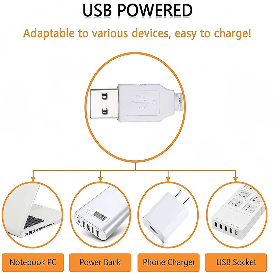 Connexion USB de l'enseigne néon