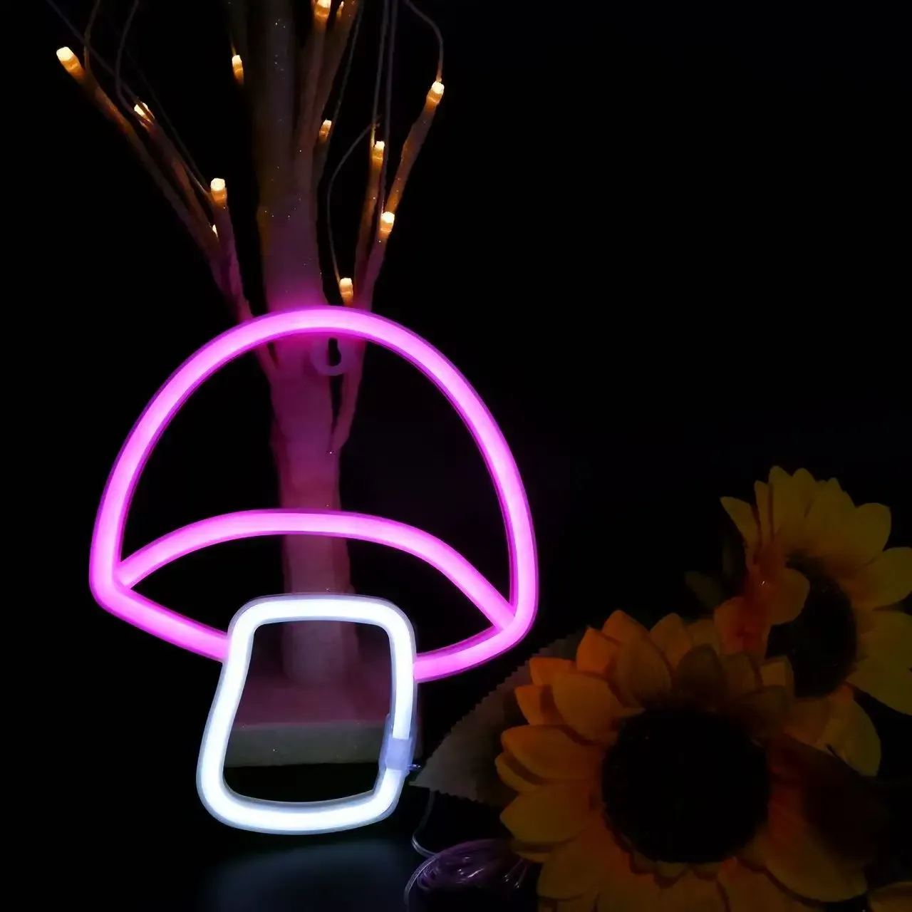 Enseigne néon LED avec alimentation USB/batterie, décoration murale pour bar, chambre, salle de jeux et mariage, idéale comme cadeau de Noël, éclairage personnalisable 16