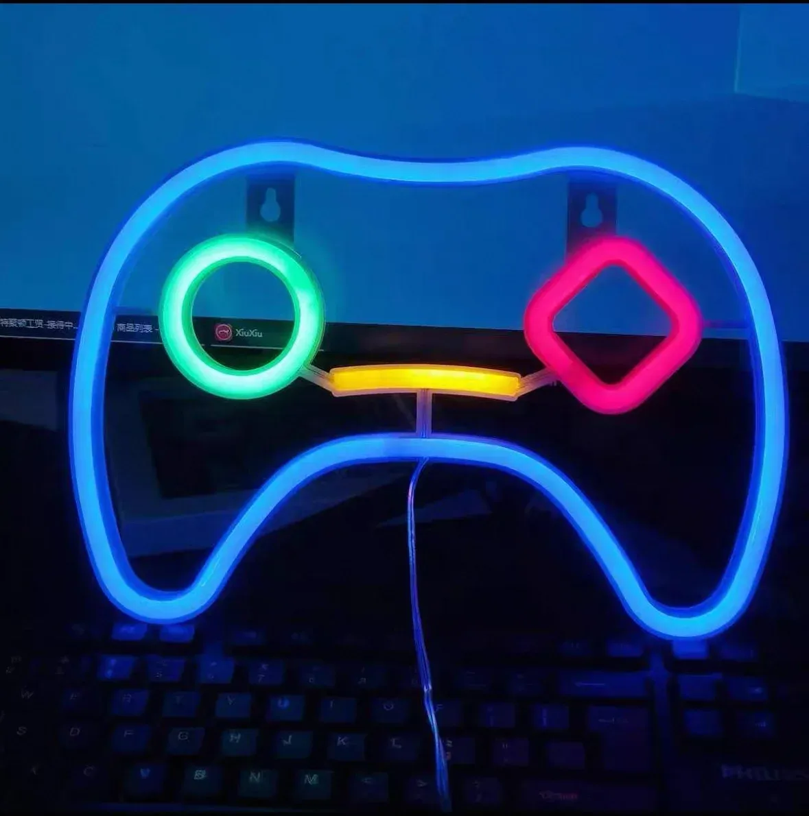 Enseigne néon LED avec alimentation USB/batterie, décoration murale pour bar, chambre, salle de jeux et mariage, idéale comme cadeau de Noël, éclairage personnalisable 8