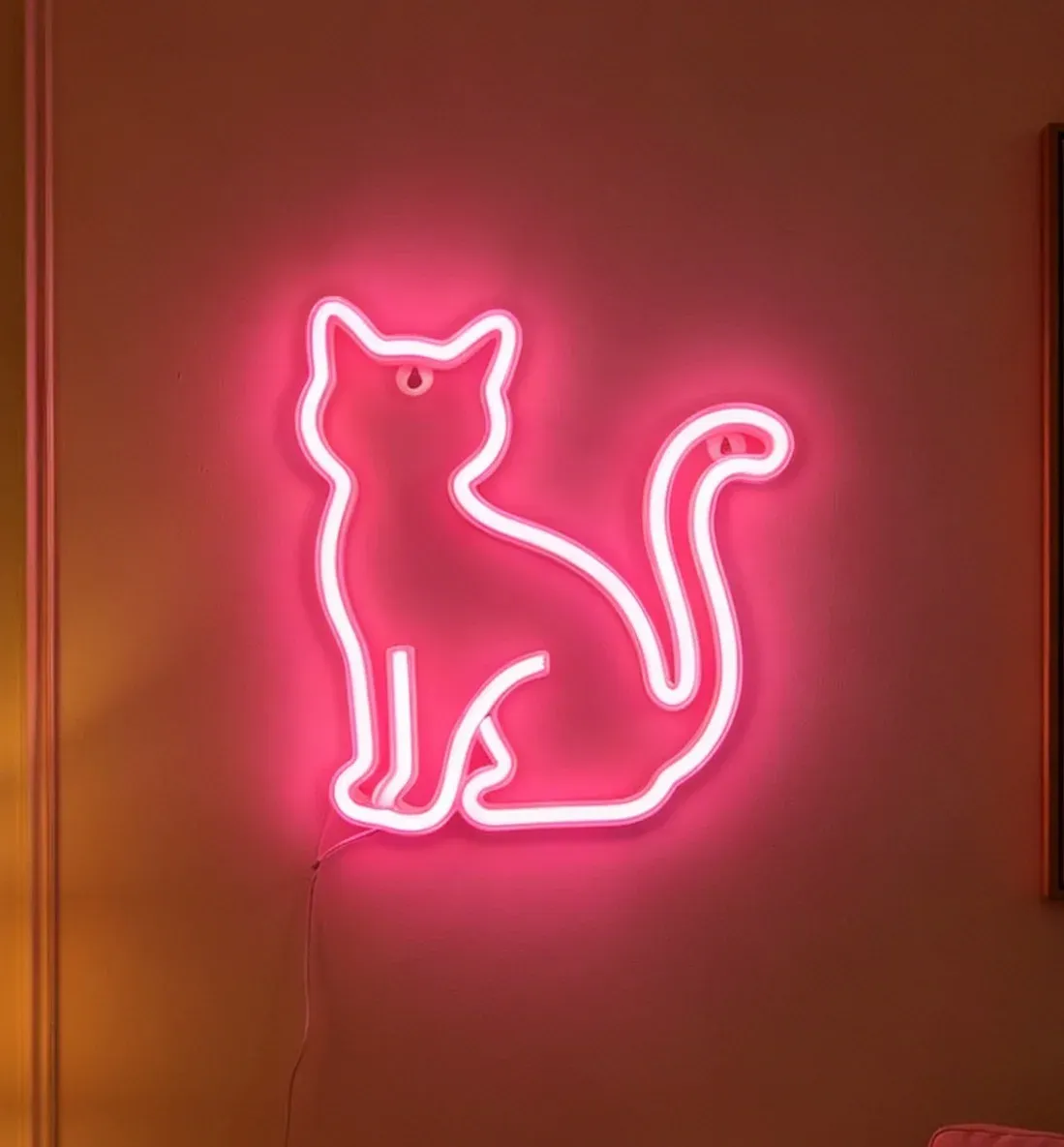 Enseigne néon LED avec alimentation USB/batterie, décoration murale pour bar, chambre, salle de jeux et mariage, idéale comme cadeau de Noël, éclairage personnalisable 7