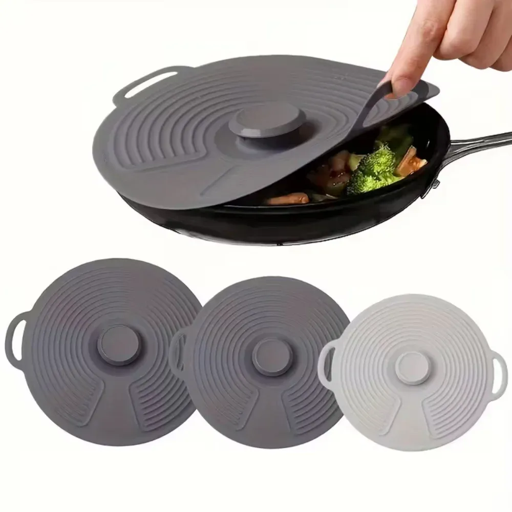 Couvercles en silicone anti-éclaboussures pour micro-ondes, réutilisables et résistants à la chaleur, adaptés aux bols, assiettes, casseroles, poêles, plaques de cuisson et fours