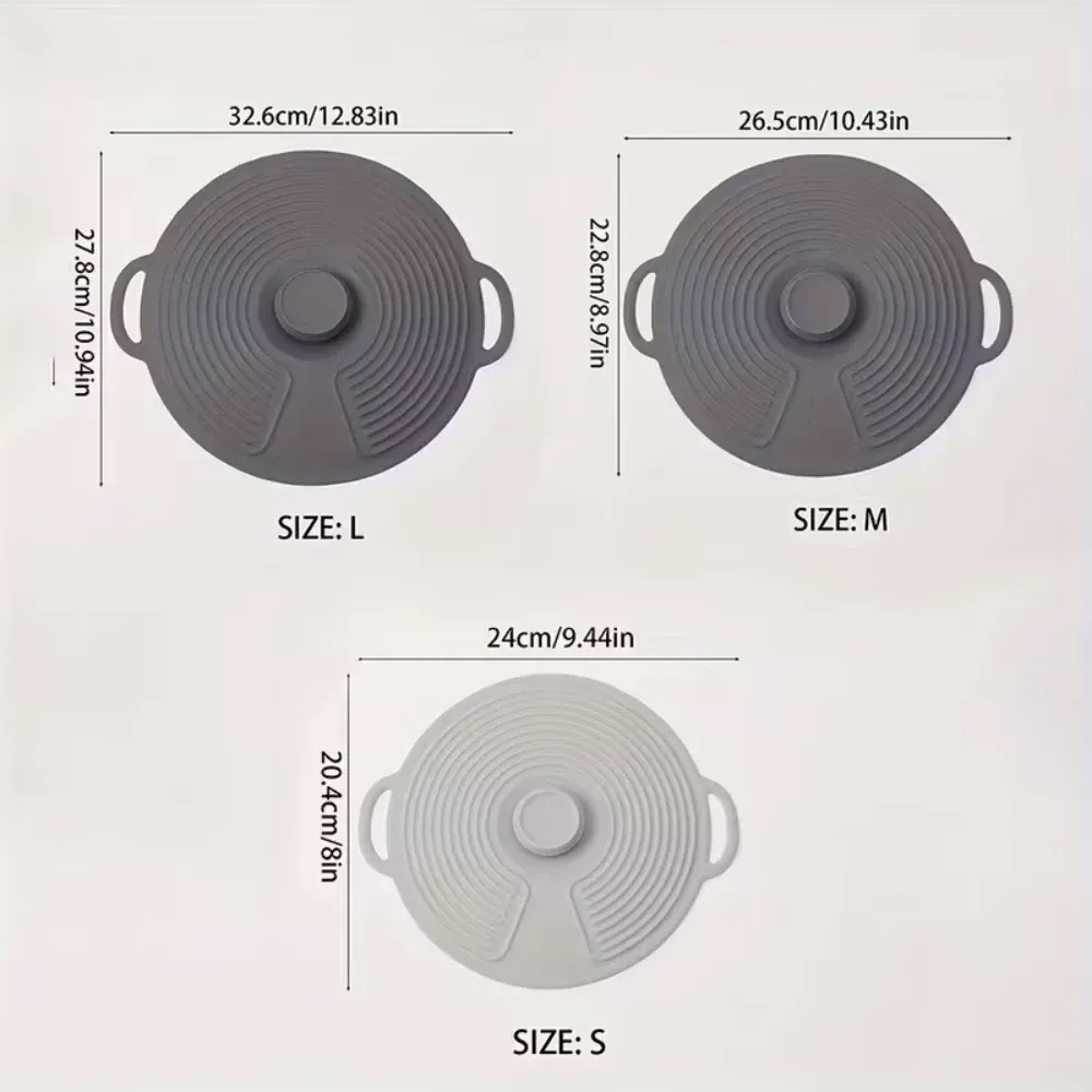 Couvercles en silicone anti-éclaboussures pour micro-ondes, réutilisables et résistants à la chaleur, adaptés aux bols, assiettes, casseroles, poêles, plaques de cuisson et fours 2