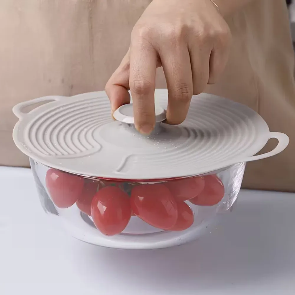 Poignée ergonomique du couvercle en silicone