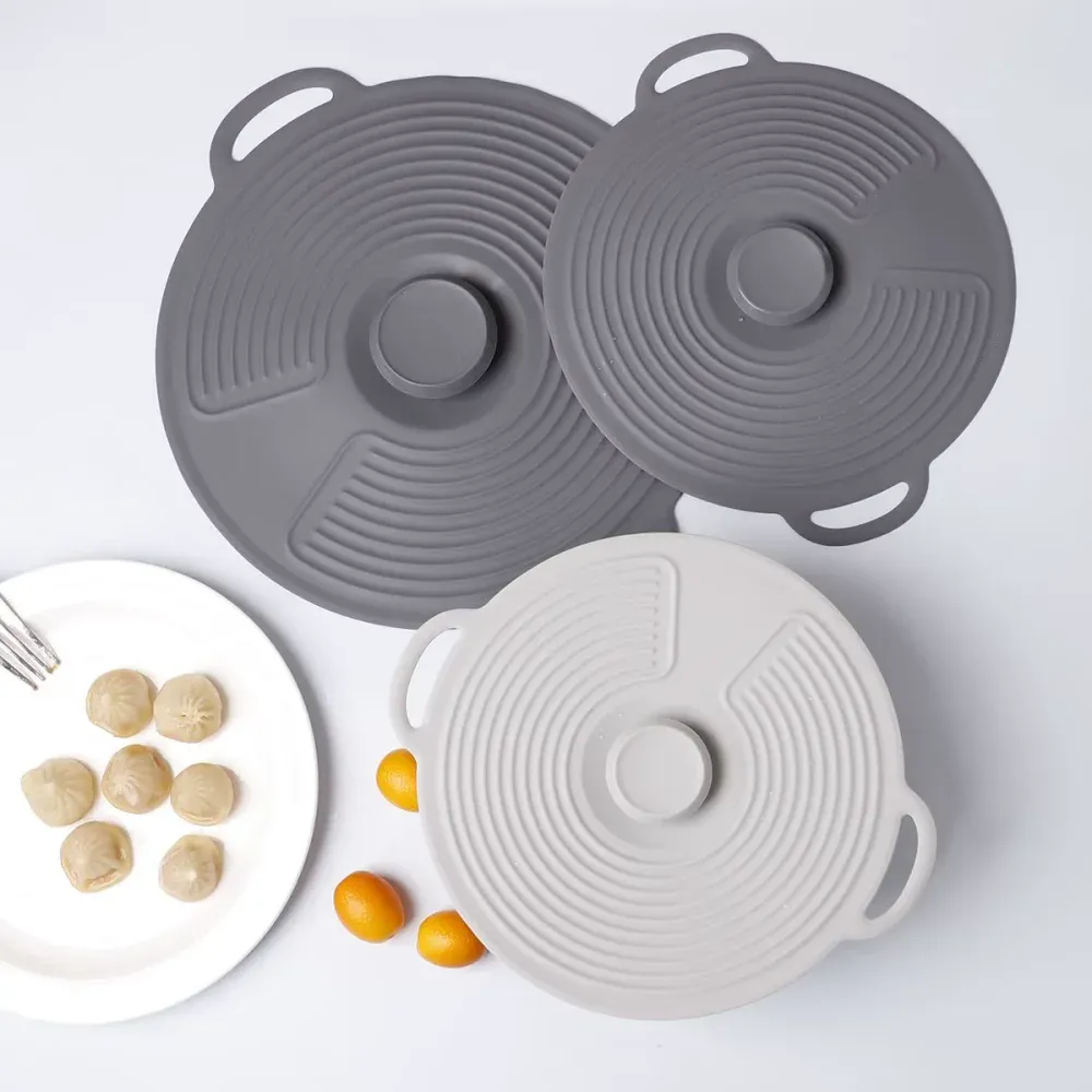 Conservation des aliments avec couvercle en silicone