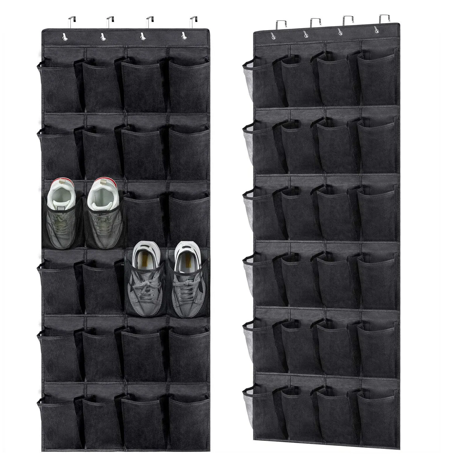 Poches en maille du rangement pour chaussures